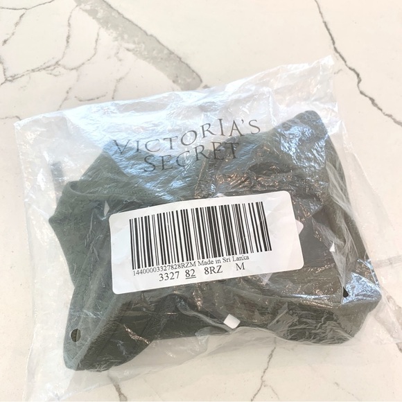 Olive Green Player Racerback Sports Bra Bralette - Picture 6 of 6